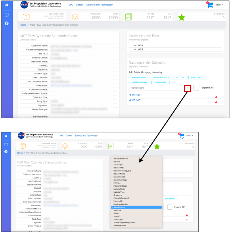 Manipulating the metadata