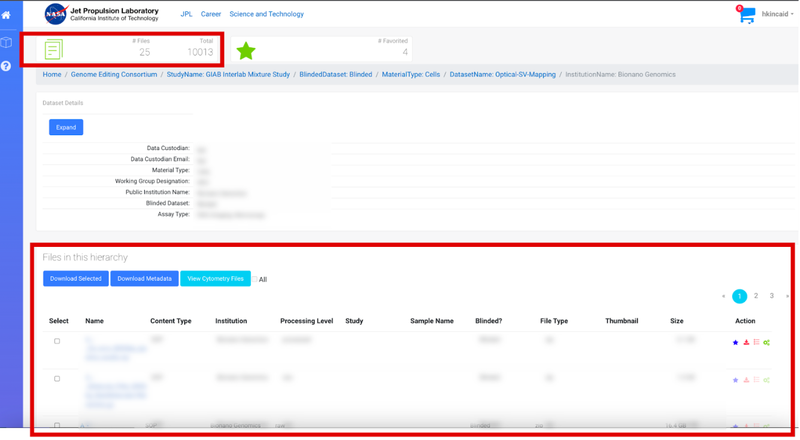 Exploring and downloading files